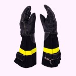 دستکش ضد حریق؛ ساده چرمی نفوذ ناپذیر ضد سایش عایق gloves