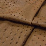چرم شترمرغ ایرانی؛ طبیعی طرحدار تولید کفش کیف عرض (1.5 2) متر