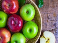سیب فوجی؛ شیرین آبدار ارگانیک آنتی اکسیدان فیبر potassium