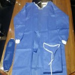 لباس بیمارستان برای زایمان؛ ضد حساسیت 3 رنگ (آبی صورتی سبز)