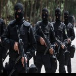 لباس یگان ویژه نوپو؛ ماسک مشکی جلیقه های ضخیم ضد گلوله Police