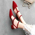 کفش مجلسی قرمز زنانه جدید؛ پاشنه (کوتاه بلند) زیره کفه استاندارد Iran
