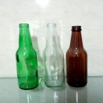 بطری شیشه ای دلستر؛ شیشه ای پلاستیکی شفاف 1 لیتر Glass bottle