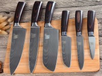 چاقو آشپزخانه صنعتی؛ تیغه نشکن ضد ضربه گوشت 2 نوع تکی چند عددی