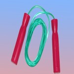 طناب پلاستیکی ورزشی؛ پلی اتیلن مناسب کودکان بزرگسالان تنوع (طرح رنگ)