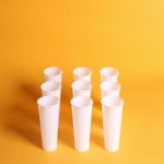 لیوان پلاستیکی برای ژله؛ پلیمری گیاهی قابل بازیافت 2 مدل شفاف کاغذی