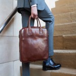 کیف اداری چرم مردانه؛ طبیعی مصنوعی 2 مدل دسته فلزی ساده Bag