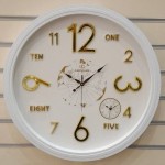 ساعت دیواری پلاستیکی؛ چوبی فلزی فانتزی طلایی نقره ای برنزی Home