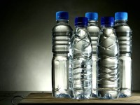 بطری پلاستیکی 1 لیتری (پت) نیلی فسفری خمره دمبلی قمقمه شفاف