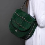 کیف چرم سبز رنگ؛ زنانه مردانه 3 طرح ساده اسپرت فانتزی Green