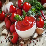 سس گوجه فرنگی یونانی؛ نیمه مایع (افزودن غذای آماده) بهترین طعم پودر کچاپ و فلفل