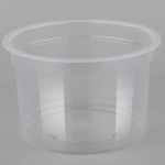 سطل یکبار مصرف شفاف؛ پلی پروپیلن بدون درب لبنیاتی کم وزن bucket