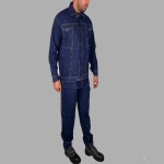 لباس کار مهندسی جین؛ لی آبی (ساده رکابی) تولید Iran