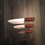 چاقو هوم لوکس؛ استیل فولادی چینی تزئینی (25 28 31) سانتی متری Luxe