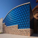 سنگ نما ساختمان اصفهان؛ صیقلی صاف (گرانیت مرمر رسوبی) استاندارد