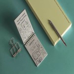 دفترچه یادداشت کوچک ساده؛ جلد چرمی 100 برگ notebook