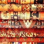 فرش ماشینی رنگ لاکی؛ بیجاری شاه عباسی رنگبندی متنوع بافت مطلوب carpet