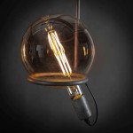 لامپ ال ای دی فیلامنتی؛ لوستری حبابی شمعی (آفتابی مهتابی) دکوراتیو