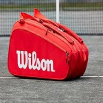 کیف راکت تنیس ویلسون؛ ظاهری زیبا زیپ دار دارای ضخامت بالا Wilson