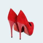 کفش مجلسی قرمز جدید؛ براق اکلیلی 2 جنس چرم طبیعی مصنوعی classic