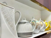 قوری چینی پارس خزر؛ مقاوم سبک مناسب چای دمنوش Pars Khazar