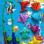 اسباب بازی چوب ماهیگیری، رنگ شاد افزایش مهارت حرکتی پلاستیکی  toy