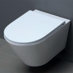 سنگ کاسه توالت فرنگی؛ مرمر زمینی دیواری (40*55) سانتیمتر سفید کروم