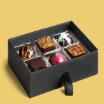 شکلات کادویی پارمیدا؛ تلخ شیری ساده قهوه ای بسته بندی متنوع