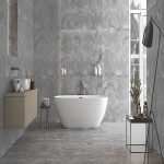 سرامیک طرح سنگ برای دستشویی؛ طبیعی 3 رنگ طوسی کرم سفید bathroom