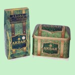 چای سبز اکبر؛ کاغذ قوطی آنتی اکسیدان گل گاجره غنچه یاس بریتانیا IRAN
