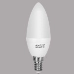 لامپ شمعی ال ای دی؛ طول عمر بالا 2 رنگ زرد سفید مصرف کم