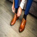 کفش مردانه ال سی من؛ ضد آب رنگبندی قهوه ای مشکی