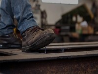کفش ایمنی مهندسی اسپرت؛ ضد ضربه برق حریق رویه چرم