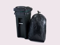 کیسه زباله بزرگ و ضخیم؛ رولی پرفراژ بند دار (90*70 80*65) سانتی متر