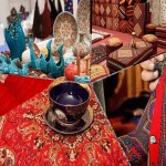 صنایع دستی یزد ترمه؛ کیف رومیزی متریال طبیعی (سوزن دوزی خامه دوزی) Yazd
