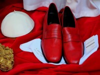 خرید کفش چرم قرمز مردانه با قیمت استثنایی