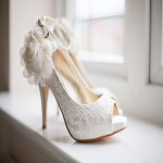قیمت خرید کفش سفید عروس + عکس
