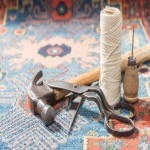 گلیم فرش فانتزی فیروزه ای | خرید با قیمت ارزان