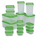 خرید ظروف پلاستیکی سبز پاستیلی با قیمت استثنایی