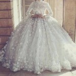 خرید لباس عروس با حجاب + قیمت عالی