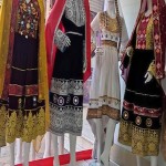 لباس افغانی چرم دوزی شده زنانه با کیفیت کد 86