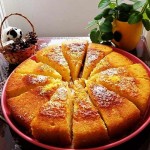 کیک قابلمه ای ساده خانگی خوشمزه ایرانی کد 07