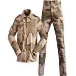 لباس سربازی ارتش پارچه کرپ طرح ارتشی کد 27