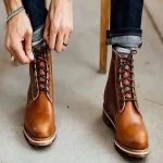 قیمت و خرید کفش چرم طبیعی نیم بوت مردانه با مشخصات کامل