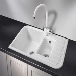 سینک ظرفشویی جدید سفید همراه با توضیحات کامل و آشنایی