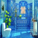 کاشی حمام رنگ آبی همراه با توضیحات کامل و آشنایی