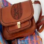 کیف زنانه چرم سنگشور؛ مصنوعی طبیعی 2 بافت نرم مخملی جادار leather