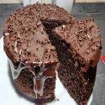کیک خیس خانگی؛ اسفنجی شکلاتی 3 مدل (دایره بیضی مربع)