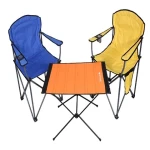 میز و صندلی تاشو مسافرتی؛ پلاستیک چوب فلز (2 4) نفره Camping