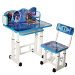 میز و صندلی فلزی کودک با طرح ها و رنگ بندی فانتزی و قابلیت تنظیم ارتفاع